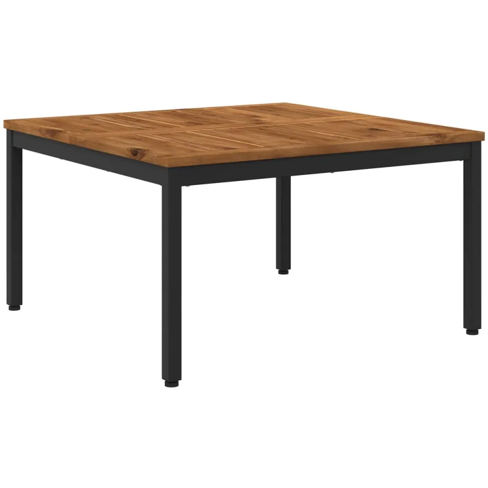 vidaXL Salontafel NAARDEN Naturel en Zwart 80 x 80,5 x 45 cm, foto 3