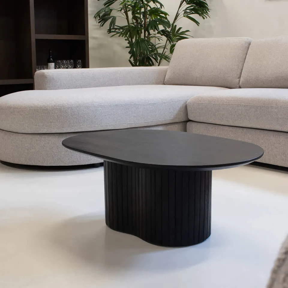 Giga Meubel Salontafel Ava - Ovaal - Mangohout - 90cm, foto 2