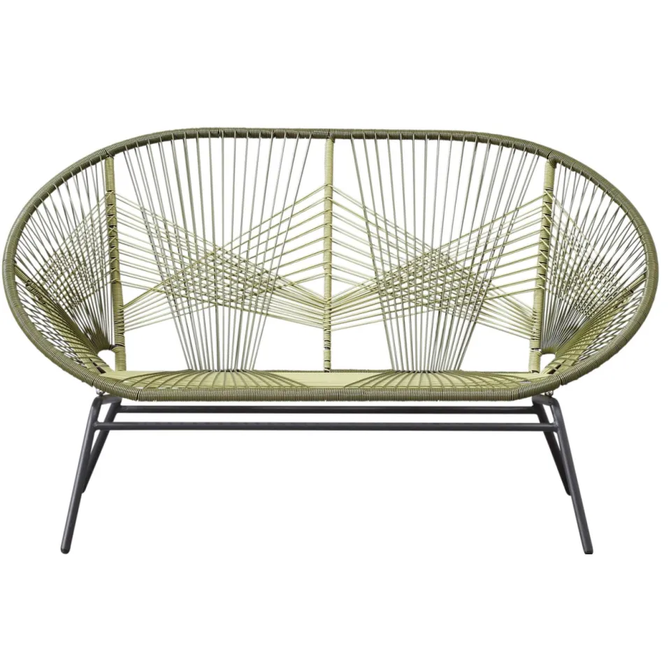 NOUS Garden tuinbank Miami kaki/zwart, foto 3