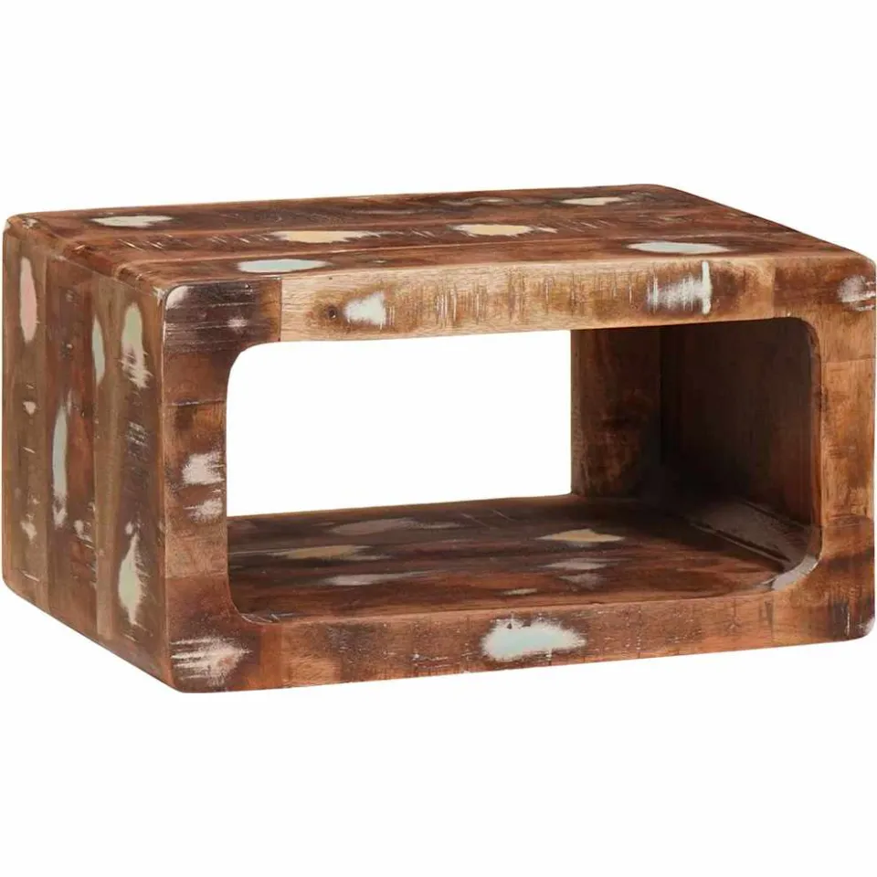 vidaXL Nachtkastje 2 st Bruin 45 x 30 x 24 cm Massief Gerecycled Hout