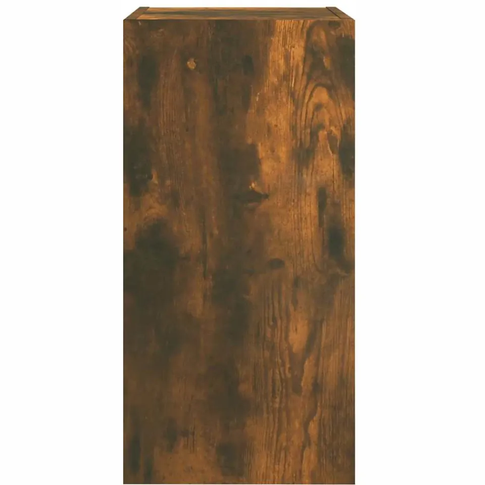 vidaXL Tv-meubel 30,5x30x60 cm bewerkt hout gerookt eikenkleurig, foto 4