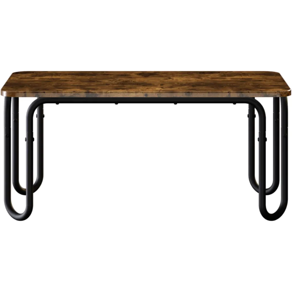 vidaXL Salontafel Gerookt eiken 79,5 x 40 x 36 cm Bewerkt hout Bruin