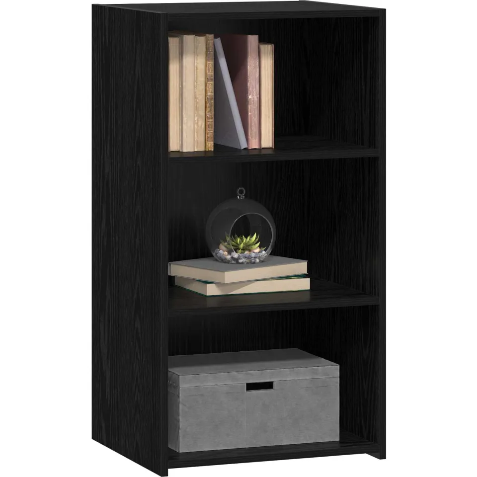 vidaXL Dressoir Zwart eiken 50 x 41 x 93 cm Bewerkt hout, foto 3