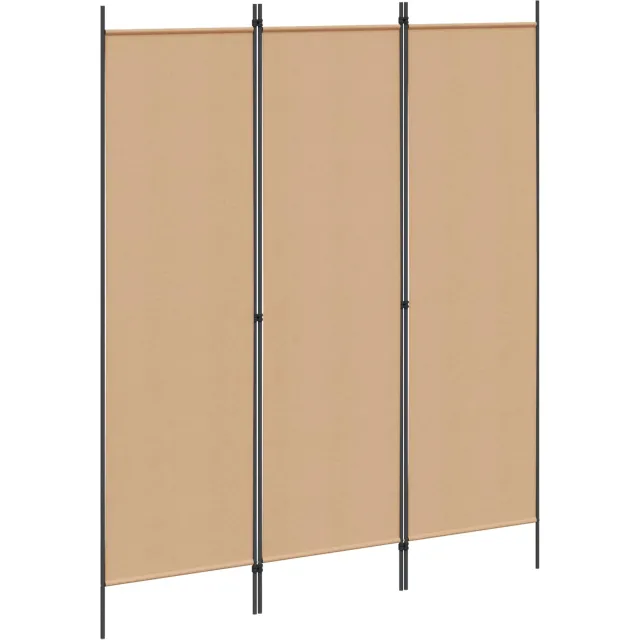 vidaXL Kamerverdeler Beige 150 x 180 cm Stof