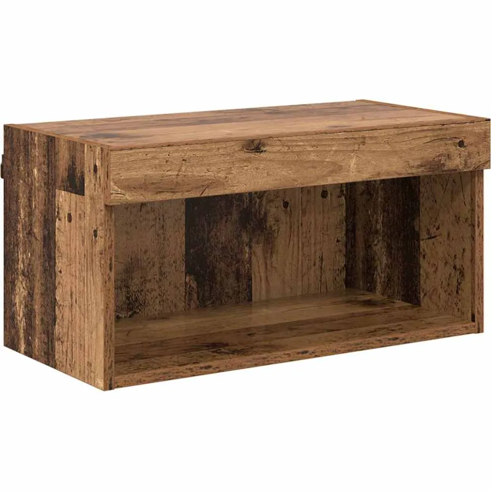 vidaXL Tv-meubelset 60 x 30 x 30 cm Oud Hout Bewerkt hout bruin, foto 3