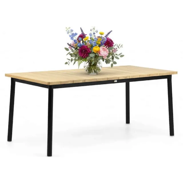 Apple Bee Milou Dining Tuintafel 180 cm - Zwart