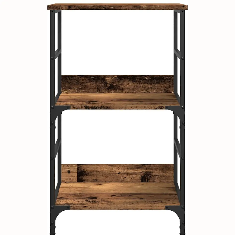 vidaXL Boekenkast 50x33x82 cm bewerkt hout oud houtkleurig bruin, foto 3