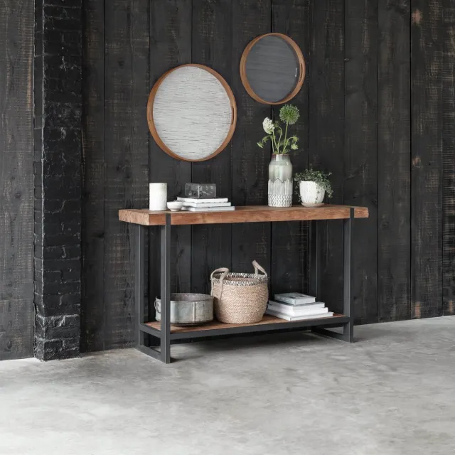 DTP Home Wandtafel Cavallo - naturel - 140x40cm Bruin