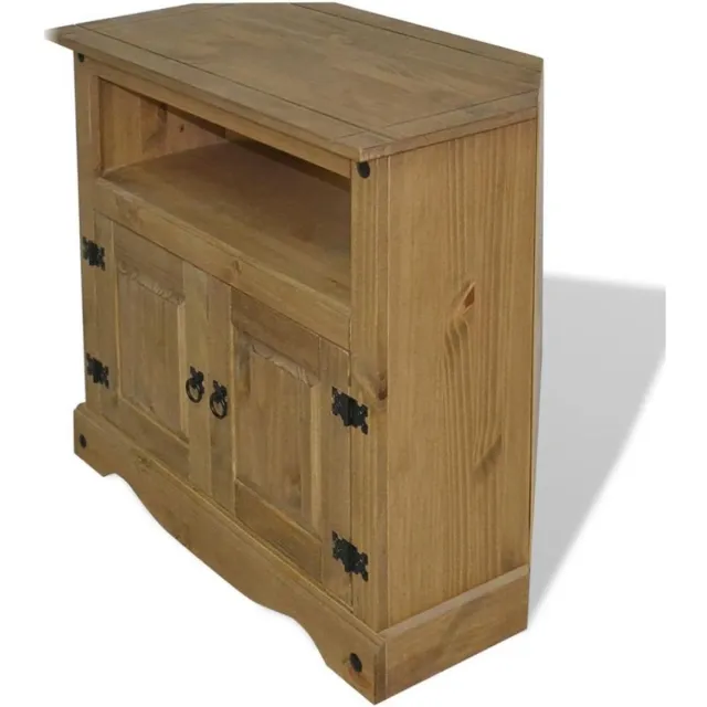 vidaXL Wandtafel - Mexicaans - grenenhout - Corona-stijl - 80x43x78 - cm bruin