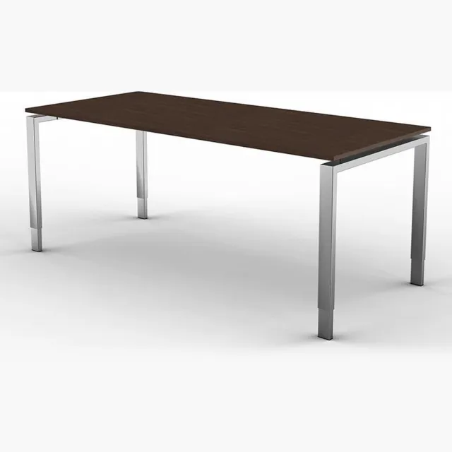 Kerkmann Eettafel Beta 180cm donker bruin hoogte verstelbaar