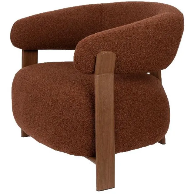 Puur Rena fauteuil - bruin