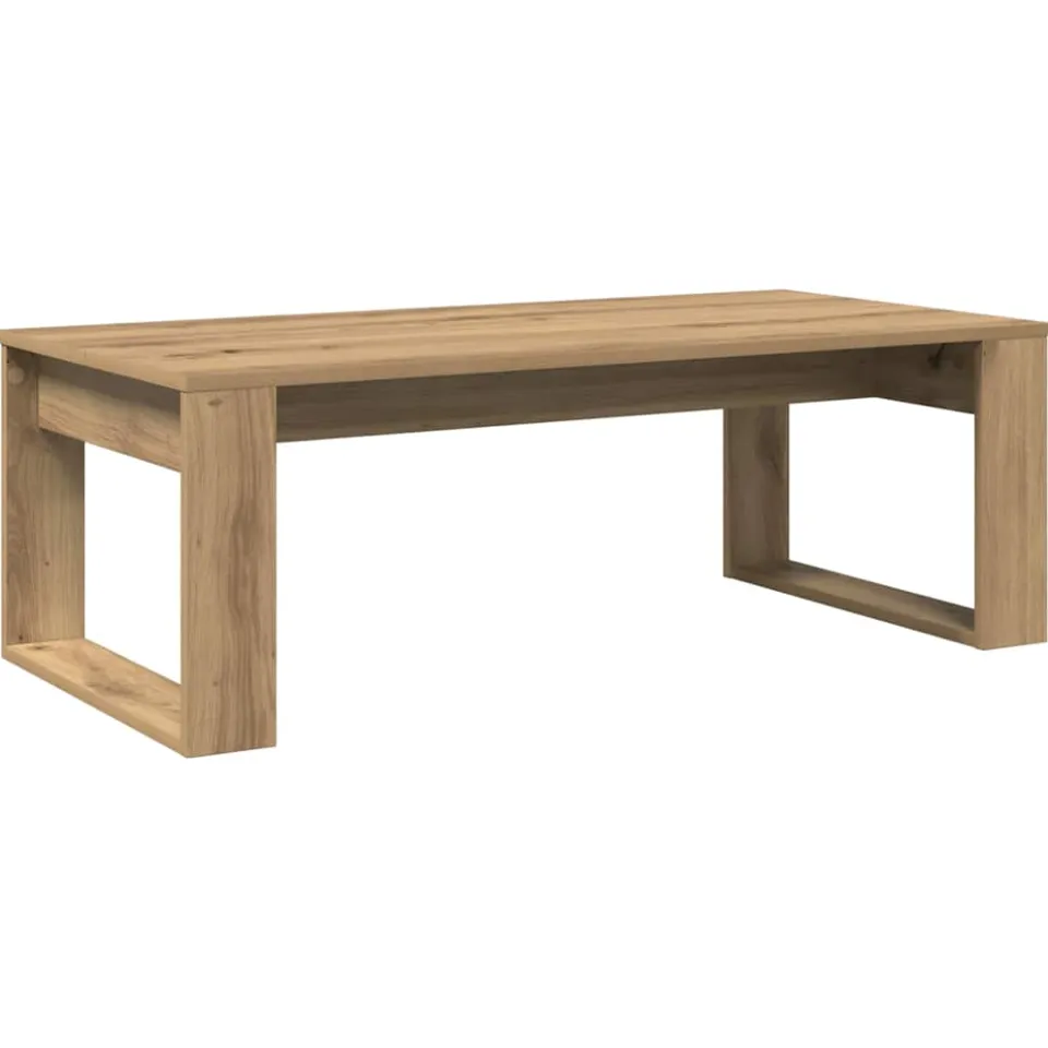 vidaXL Salontafel 102x50x35 cm bewerkt hout artisanaal eikenkleurig, foto 3