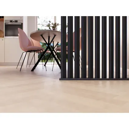 CanDo Decowall Roomdivider Vloer- En Plafondprofielset - Lava Eiken - Schuin Zwart