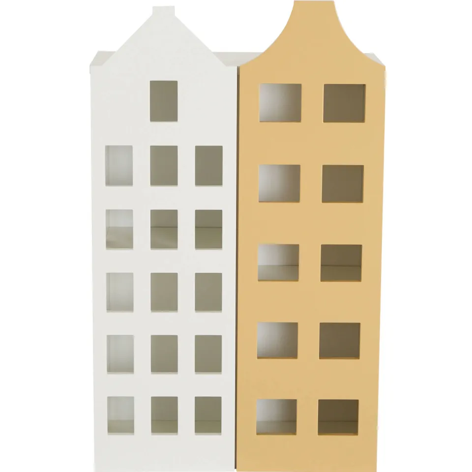 NOUS Kids opbergkastje Amsterdam wit geel Wit/geel