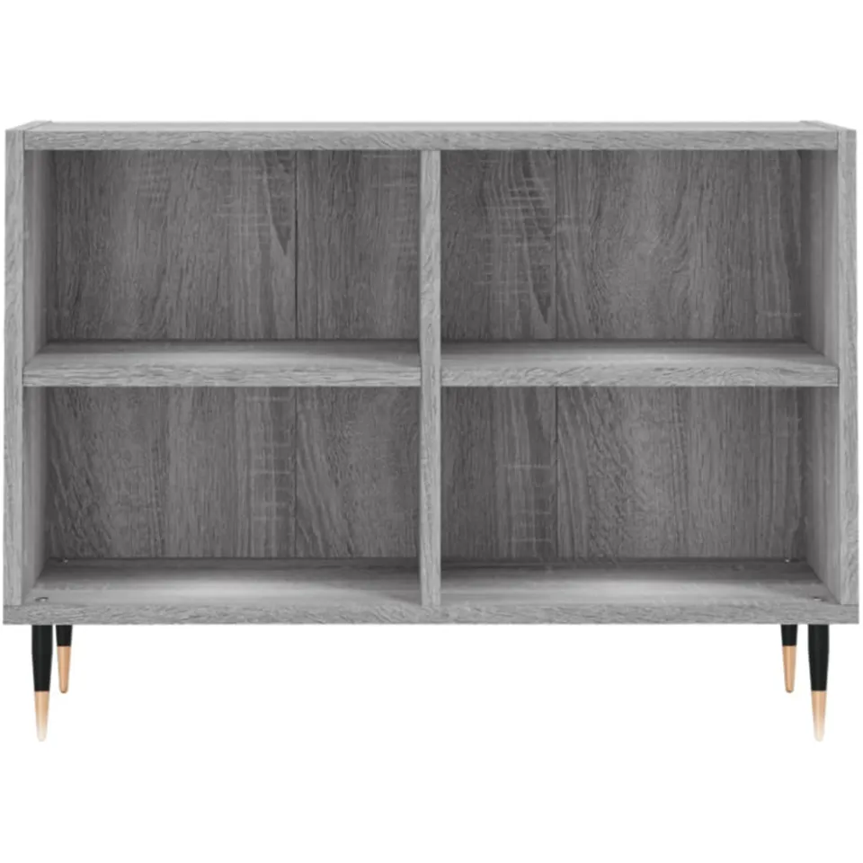 vidaXL Tv-meubel 69,5x30x50 cm bewerkt hout grijs sonoma eikenkleurig