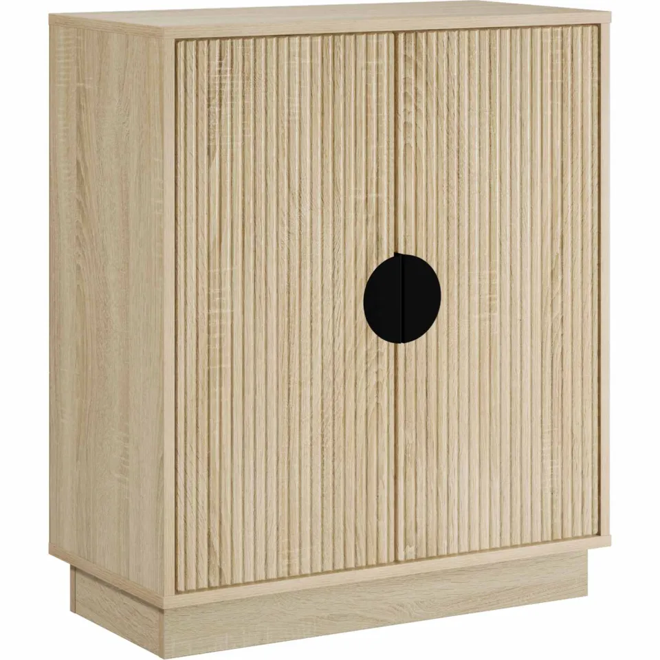 vidaXL Dressoir VENRAY Sonoma Eiken 66 x 33 x 77,5 cm Bewerkt hout, foto 3
