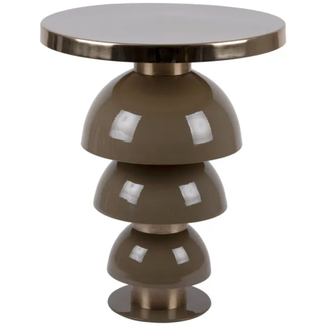 Leitmotiv Bijzettafel Tess - Groen - Ø46cm - Modern