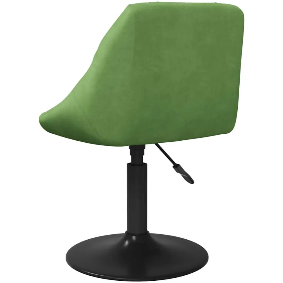 vidaXL Barkruk fluweel lichtgroen groen, foto 3