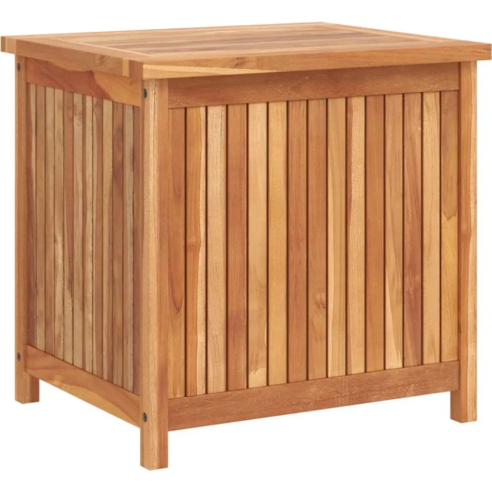 vidaXL Opbergbox 60x50x58 cm massief teakhout bruin, foto 3