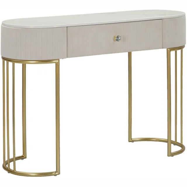 Mauro Ferretti Consoletafel Montpellier Cream 100×40×75 cm Crème