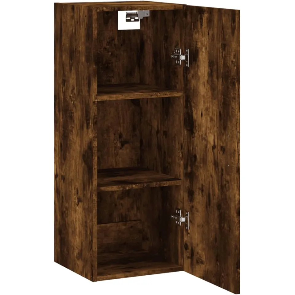 vidaXL Bovenkast 34,5x34x90 cm gerookt eikenkleurig, foto 4