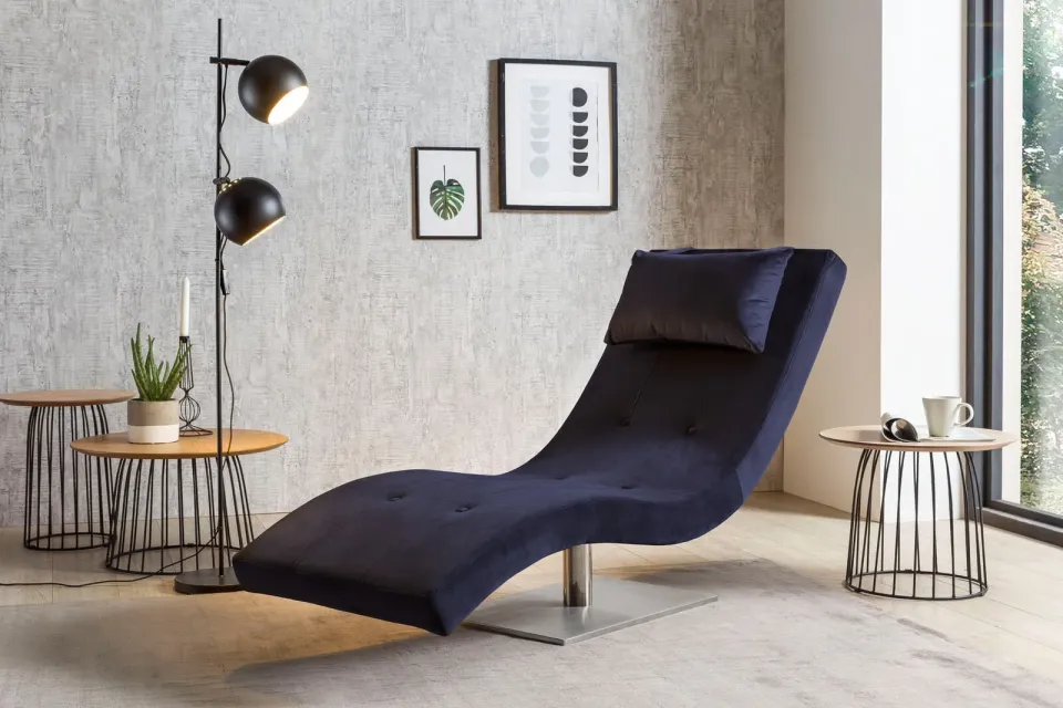 relaxfauteuil Boaz blauw, foto 5