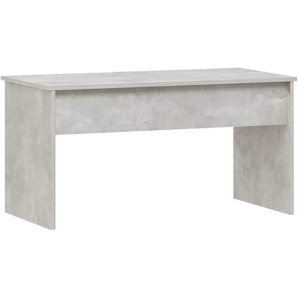 vidaXL Salontafel 102x50,5x52,5 cm bewerkt hout betongrijs grijs, foto 4