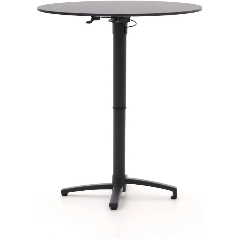 Bellagio tuinmeubelen Bellagio Canzo klaptafel ø80 (h:73/109cm) verstelbaar grijs, foto 4