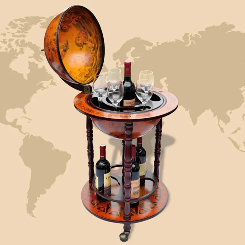vidaXL Globebar eucalyptushout bruin, foto 2