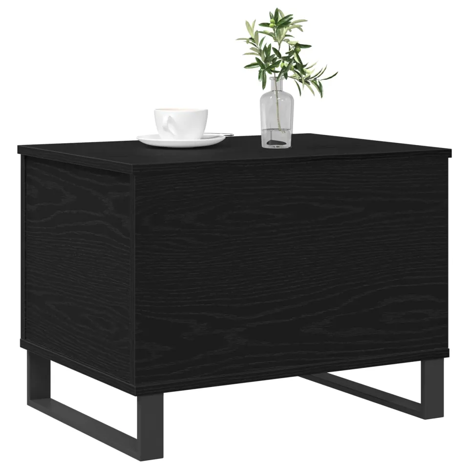 vidaXL Salontafel Zwart eiken 60 x 44,5 x 45 cm, foto 3