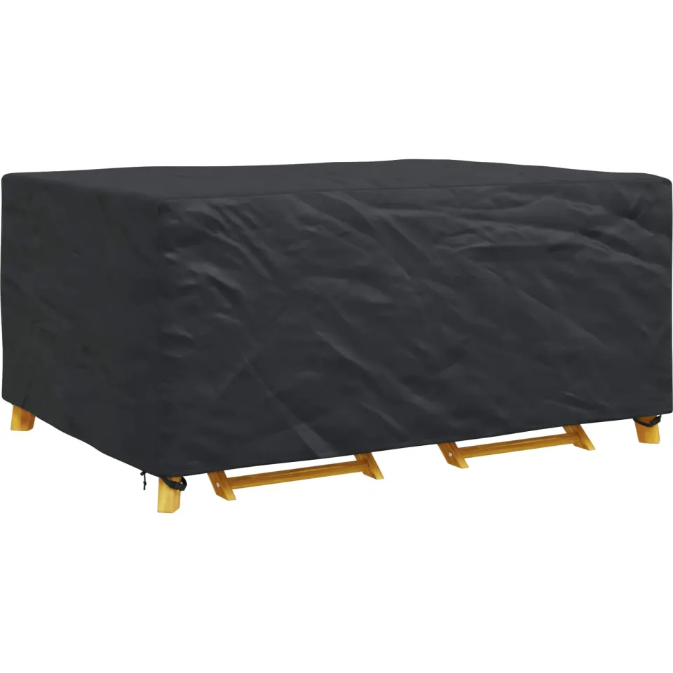 vidaXL Meubelhoes Effen Zwart 240 x 180 x 100 cm, foto 2