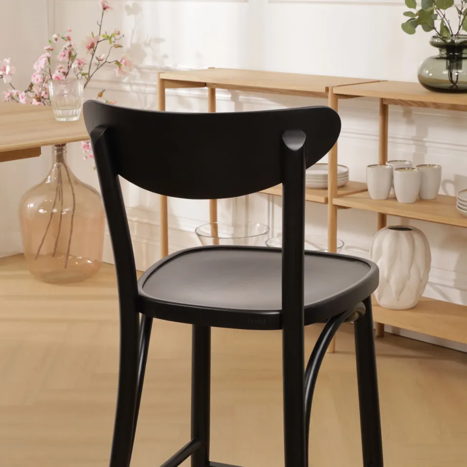 Fameg Musa houten barkruk zwart - 75 cm, foto 3