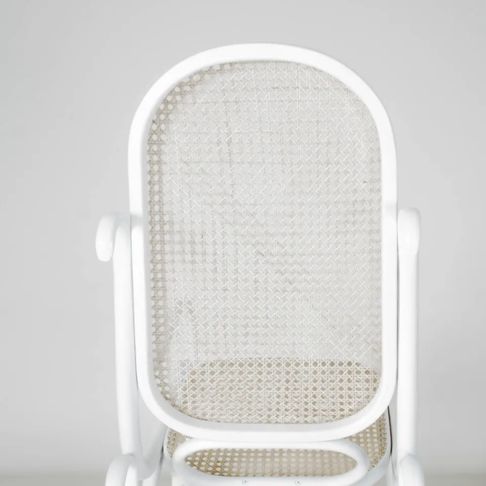 Fameg Felicia houten schommelstoel wit