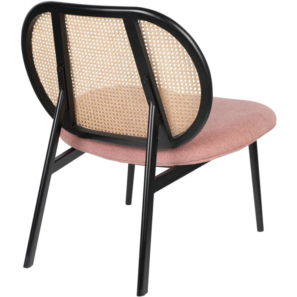Zuiver fauteuil Spike Roze/naturel