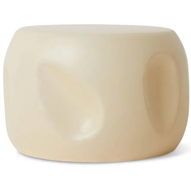 HKLIVING Currents bijzettafel crème Cream