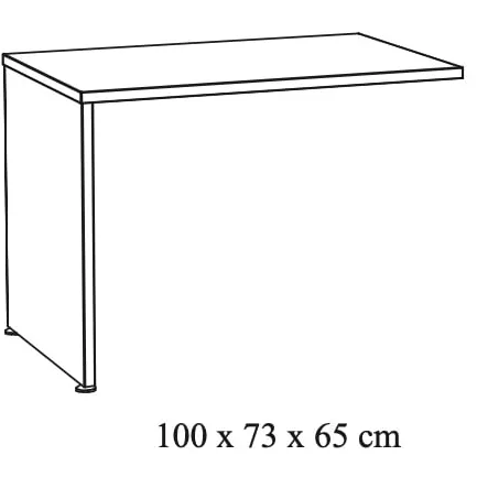 Aanbouwtafel Newton Eiken, foto 3