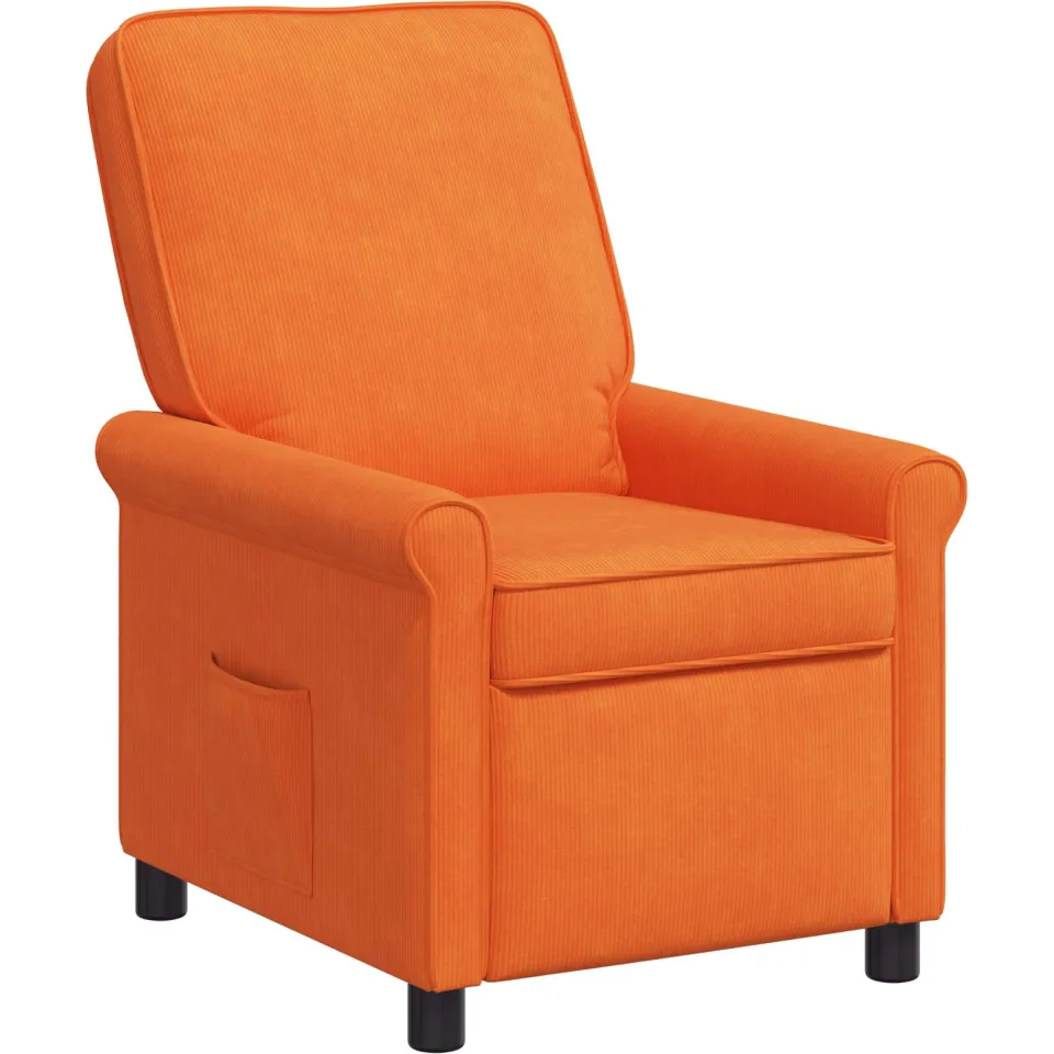 vidaXL Ligstoel Oranje 69 x 95 x 101 cm Stof