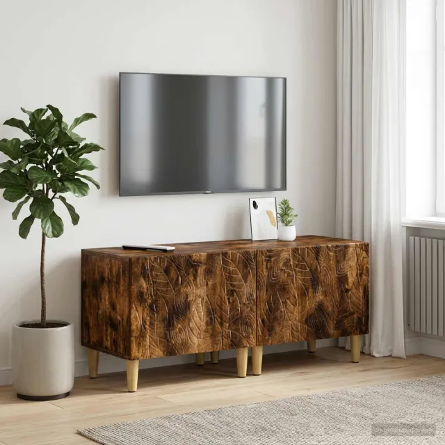 vidaXL Tv-meubel Gerookt eiken Bewerkt hout, foto 2