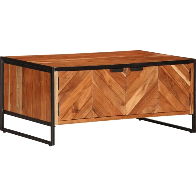vidaXL Salontafel 90x55x40 cm massief acaciahout Bruin