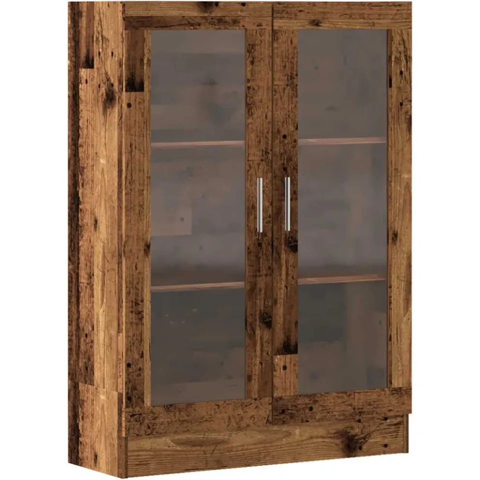 vidaXL Boekenkast 82,5x30,5x115 cm bewerkt hout oud houtkleurig bruin, foto 3
