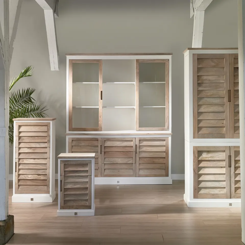 Rivièra Maison Pacifica kledingkast 2-deurs wit, foto 3