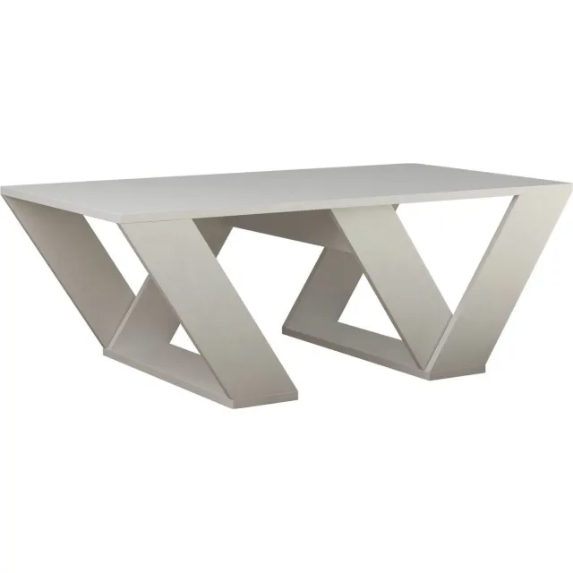 Skye Decor Stijlvolle Salontafel - Modern Wit - 110x40x60cm - Duurzaam Melamine