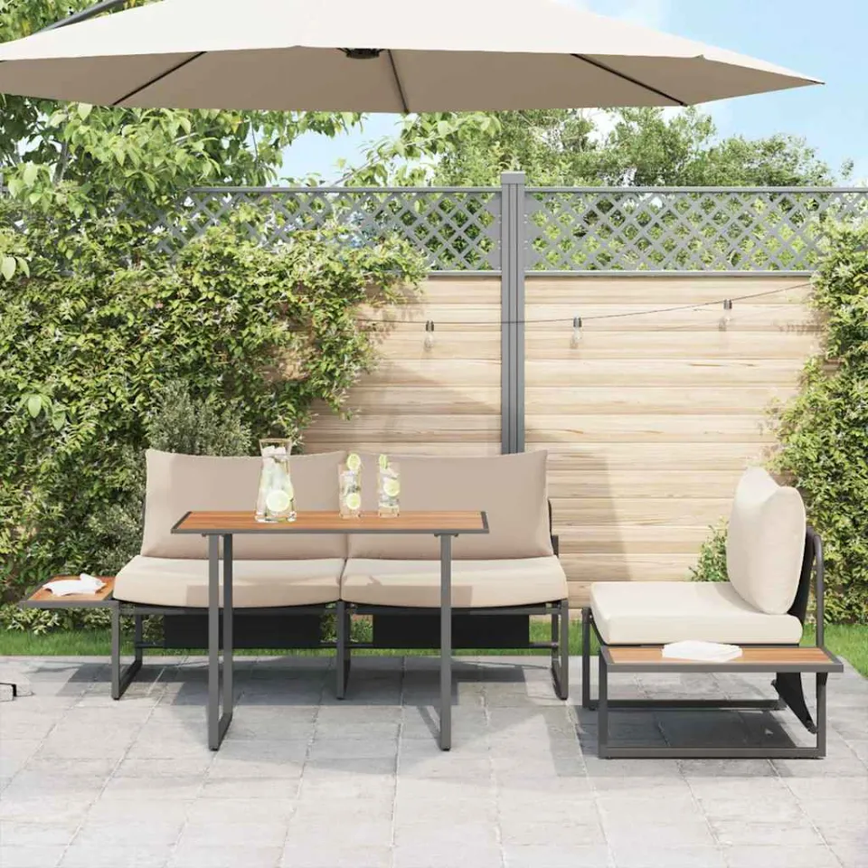 vidaXL Tuinstafel Bruin 100 x 55 x 70 cm Hout, foto 4