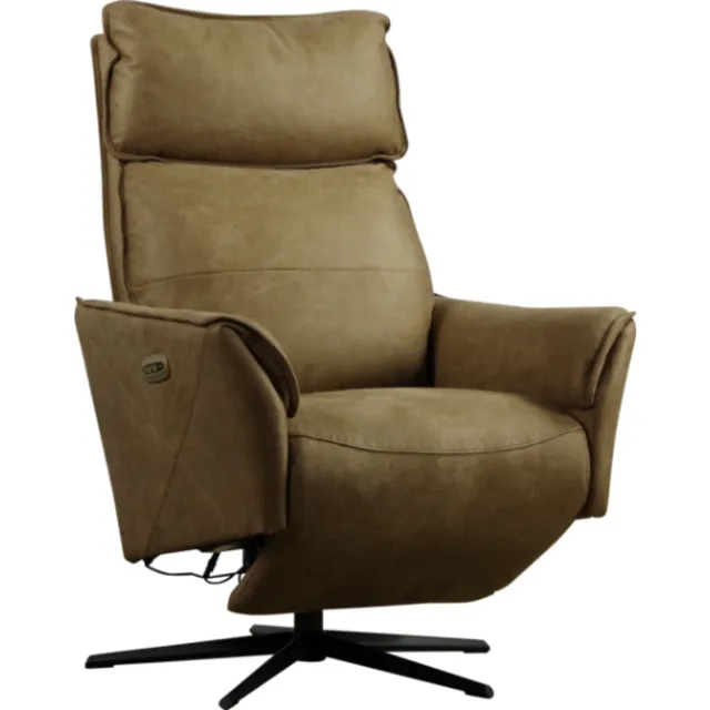 Meubelplaats Elektrische relaxfauteuil Toon - Bull Liver 10 - 2 motoren en accu