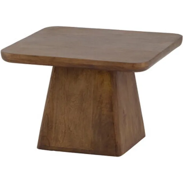 Meubelplaats Salontafel Stockholm vierkant mangohout 60x60 cm - walnoot walnoot walnoot
