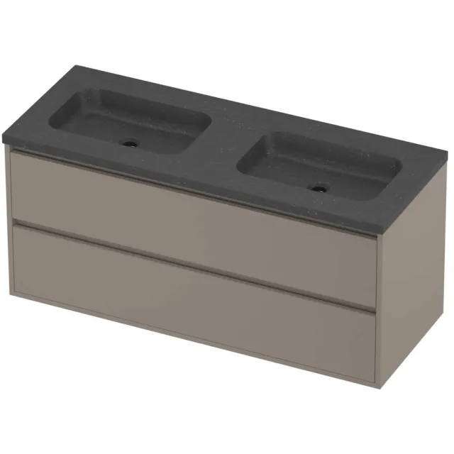 Proline Rollo Badmeubelset Hardsteen Elegant Dubbel 120x46x54 cm Blue Stone Clay Beige