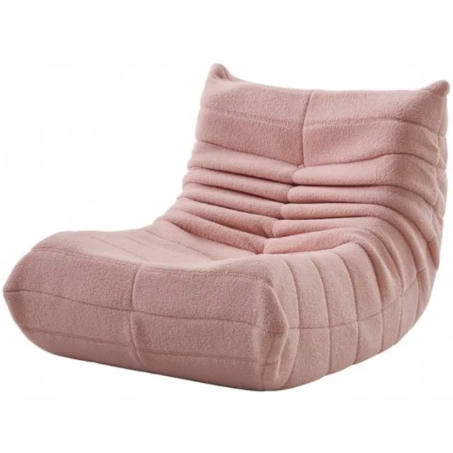 LUMÉ STORE Zitzak Stoel - Relaxstoel - Relaxfauteul - Rugleuning - Bean Bag - XXL - Traagschuim - Volwassenen - Woonkamer - Roze