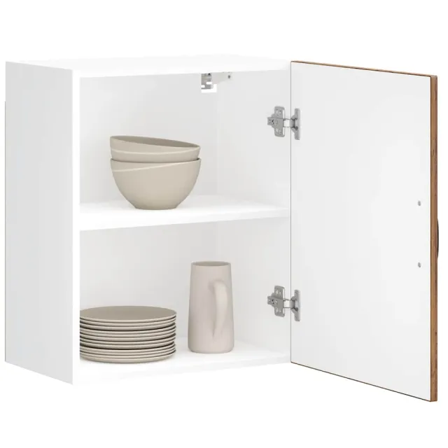vidaXL Keuken Wandkasten 2 stuks "Lucca" Oud Hout Gelaagd Hout Bruin