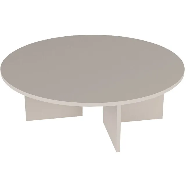 Vente-unique Ronde salontafel - Beige TOPANIA