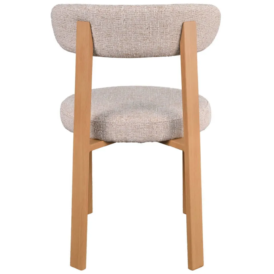 Giga Meubel Lagan eetkamerstoel met armleuningen beige, foto 2